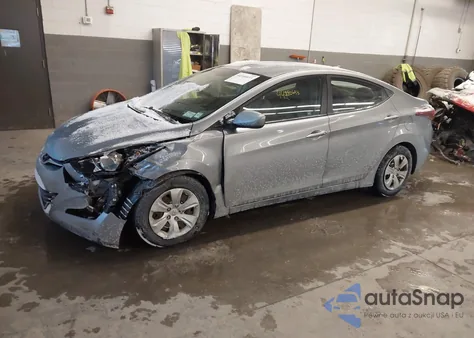 2016 Hyundai Elantra Se from USA, damaged, VIN 5NPDH4AE4GH678081